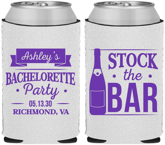 Custom Bachelorette Neoprene Can Coolers - Stock The Bar | 60053