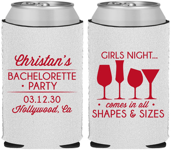 Custom Bachelorette Neoprene Can Coolers - Girls Night | 60054