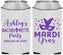 Custom Bachelorette Neoprene Can Coolers - Mardi Gras | 60060