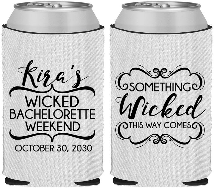 Custom Bachelorette Neoprene Can Coolers - Something Wicked | 60076
