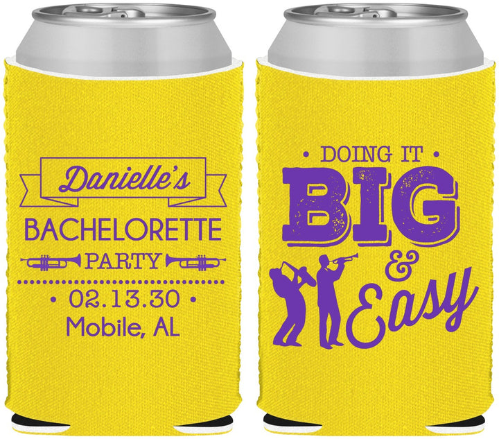 Custom Bachelorette Neoprene Can Coolers - New Orleans | 60084