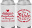 Custom Bachelorette Neoprene Can Coolers - Bride To Be | 60088