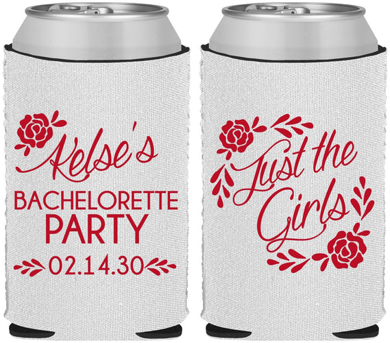 Custom Bachelorette Neoprene Can Coolers - Just The Girls | 60089