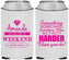 Custom Bachelorette Neoprene Can Coolers - Something Borrowed | 60131