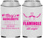 Custom Bachelorette Neoprene Can Coolers - Lets Flamingle Still Single | 60144