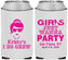 Custom Bachelorette Neoprene Can Coolers - Girls Just Wanna Party | 60158