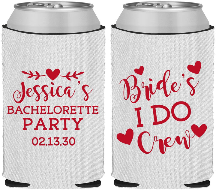 Custom Bachelorette Neoprene Can Coolers - Brides I Do Crew | 60159