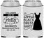 Custom Bachelorette Neoprene Can Coolers - Little Black Dress | 60164