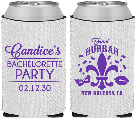 Custom Bachelorette Neoprene Can Coolers - New Orleans | 60166