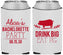 Custom Bachelorette Neoprene Can Coolers - Drink Big Eat Pig | 60169