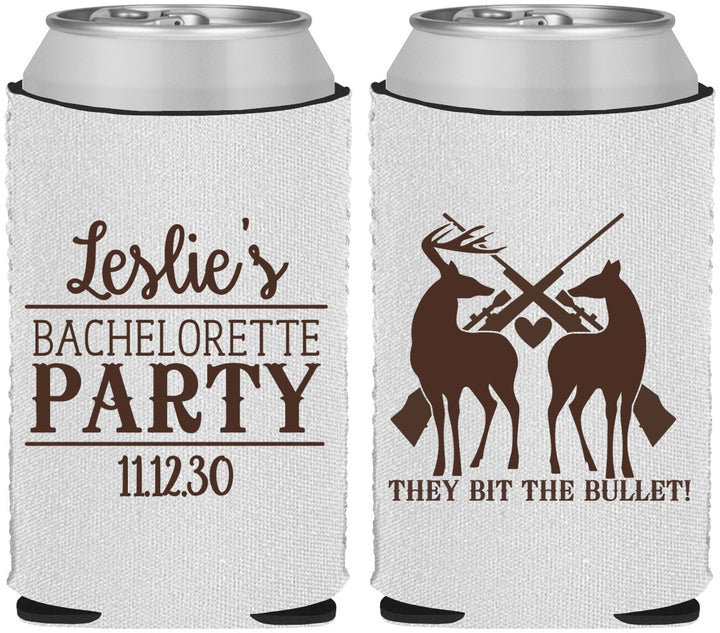 Custom Bachelorette Neoprene Can Coolers - Hunting | 60187