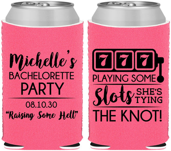 Custom Bachelorette Neoprene Can Coolers - Las Vegas | 60195