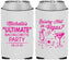 Custom Bachelorette Neoprene Can Coolers - Raising Hell In Vegas | 60196