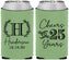 Custom Anniversary Neoprene Can Coolers - Cheers To 25 Years | 80002