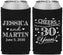 Custom Anniversary Neoprene Can Coolers - Cheers To 30 Years | 80003