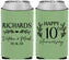 Custom Anniversary Neoprene Can Coolers - 10th Wedding | 80010
