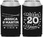 Custom Anniversary Neoprene Can Coolers - Cheers To 20 Years | 80011