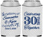 Custom Anniversary Neoprene Can Coolers - 30 Years Together | 80013