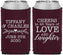 Custom Anniversary Neoprene Can Coolers - Cheers To 45 Years | 80016