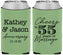 Custom Anniversary Neoprene Can Coolers - Cheers To 55 Years | 80018