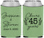 Custom Anniversary Neoprene Can Coolers - Cheers To 45 Years | 80026