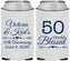 Custom Anniversary Neoprene Can Coolers - 50 Years Blessed | 80037