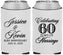 Custom Anniversary Neoprene Can Coolers - 60 Years Of Marriage | 80039