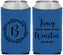Custom Wedding Neoprene Can Coolers - Monogram | 804