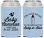 Custom Baby Shower Neoprene Can Coolers - Booze Baby In Blue | 90015