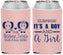 Custom Baby Shower Neoprene Can Coolers - Twins Boy And Girl | 90026