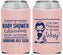 Custom Baby Shower Neoprene Can Coolers - Mermaid On Her Way | 90046
