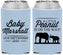 Custom Baby Shower Neoprene Can Coolers - Peanut On The Way | 90062