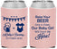 Custom Baby Shower Neoprene Can Coolers - Raise Your Beer | 90065