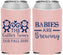 Custom Baby Shower Neoprene Can Coolers - Twins Baby Monkeys | 90068