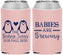 Custom Baby Shower Neoprene Can Coolers - Twins Baby Penguins | 90070