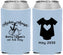 Custom Baby Shower Neoprene Can Coolers - Nautical Anchors Aweigh | 90083