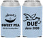 Custom Baby Shower Neoprene Can Coolers - Sweat Pea Stork | 90084