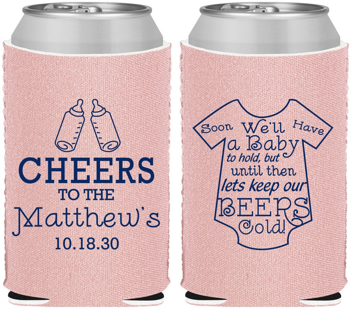 Custom Baby Shower Neoprene Can Coolers - Bottle | 90094