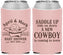 Custom Baby Shower Neoprene Can Coolers - New Cowboy | 90104