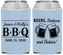 Custom Baby Shower Neoprene Can Coolers - Beers Bbq Babies | 90111