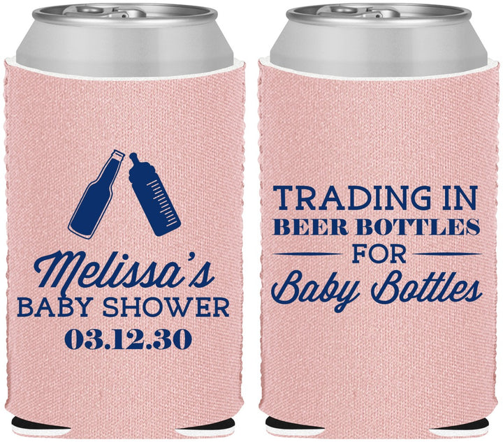 Custom Baby Shower Neoprene Can Coolers - Bottles | 90115