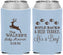 Custom Baby Shower Neoprene Can Coolers - Rifle Racks Deer Tracks | 90128