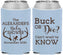 Custom Baby Shower Neoprene Can Coolers - Gender Reveal Buck Or Doe | 90131