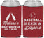 Custom Baby Shower Neoprene Can Coolers - Baseball Beer Diapers | 90132