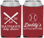 Custom Baby Shower Neoprene Can Coolers - Baseball Little Batter | 90136