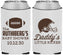 Custom Baby Shower Neoprene Can Coolers - Football Little Kicker | 90139