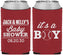 Custom Baby Shower Neoprene Can Coolers - Baseball Its A Boy | 90143