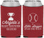 Custom Baby Shower Neoprene Can Coolers - Baseball Little Slugger | 90145