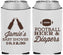Custom Baby Shower Neoprene Can Coolers - Football Beer Diapers | 90148