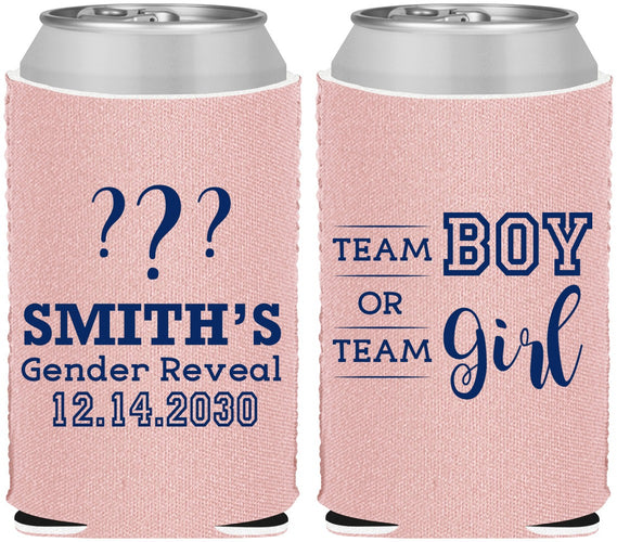 Custom Baby Shower Neoprene Can Coolers - Gender Reveal | 90150